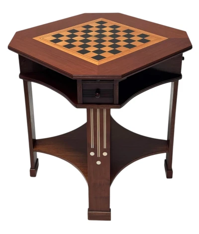 Vienna Secession Chess Table or Game Table, 1900s